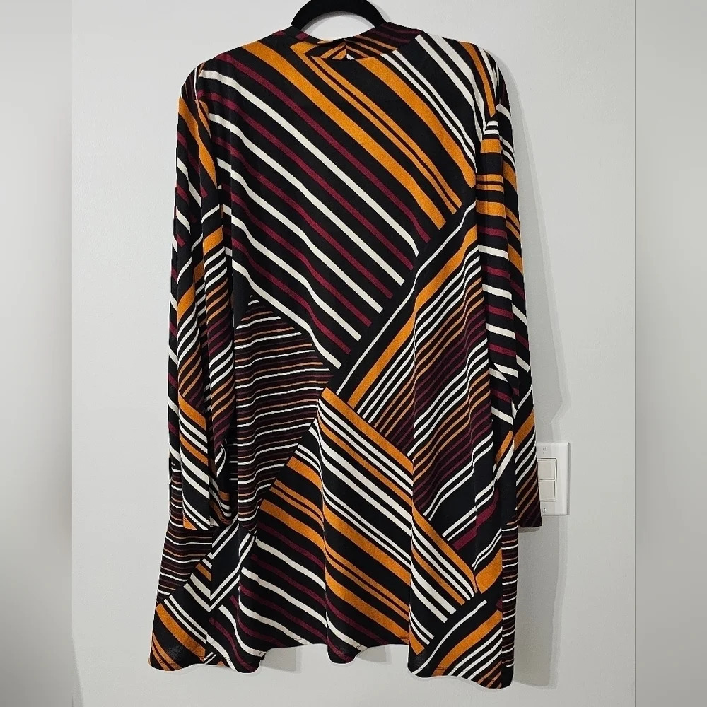 Chico’s Multicolor Travel Duster Jacket Size 4 NWT - Picture 8 of 10